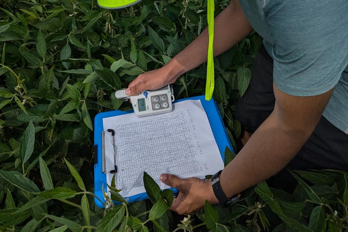 Field data collection using SPAD