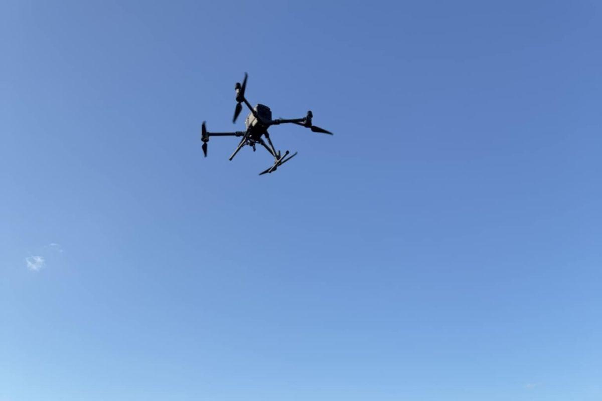 Drone in action