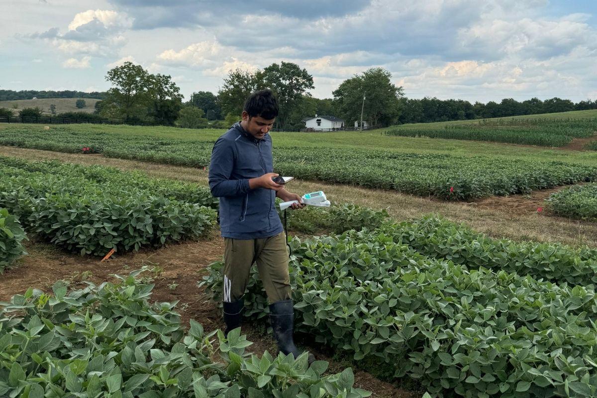 Deepak ready for field data collection