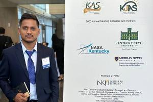 Deepak ready for KAS presentation