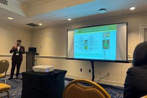 Lalit presenting his study in ARD 2024