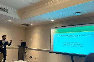 Sudip presenting his study in ARD 2024