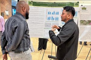 Deepak presenting his work in KAS 2024