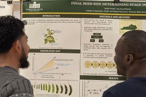 Sudip presenting his work in KAS 2024