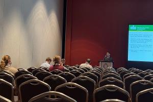 Deepak presenting his work in CANVAS conference 2024
