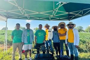 Agronomy Lab team at Farm city field day 2025