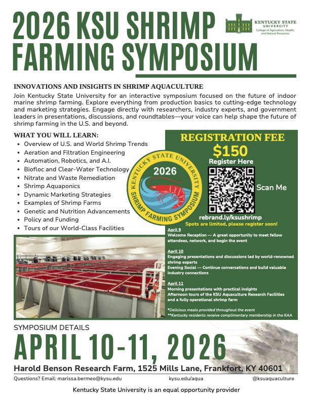 2026 Shrimp Symposium Flyer