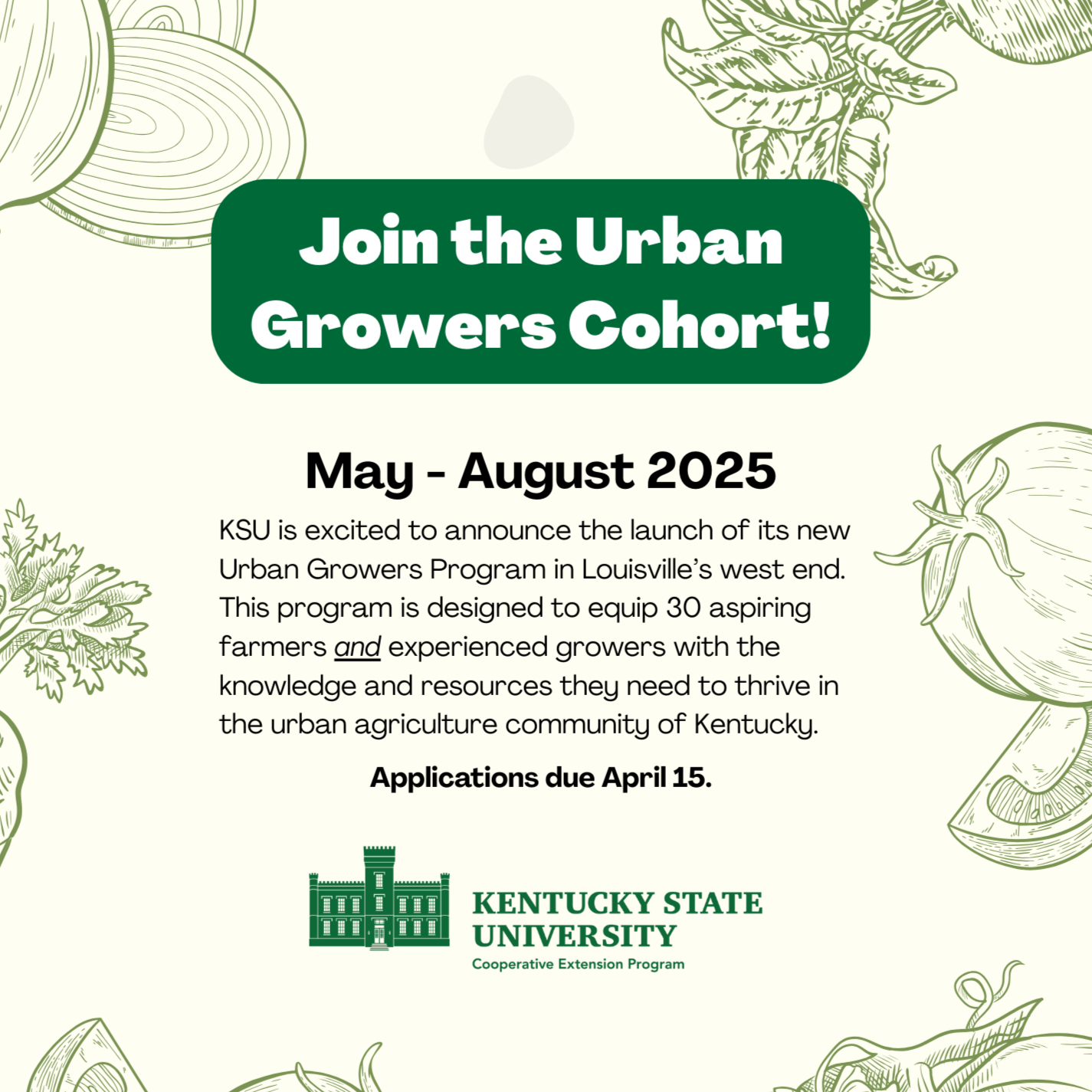 Join the Urban Growers Cohort