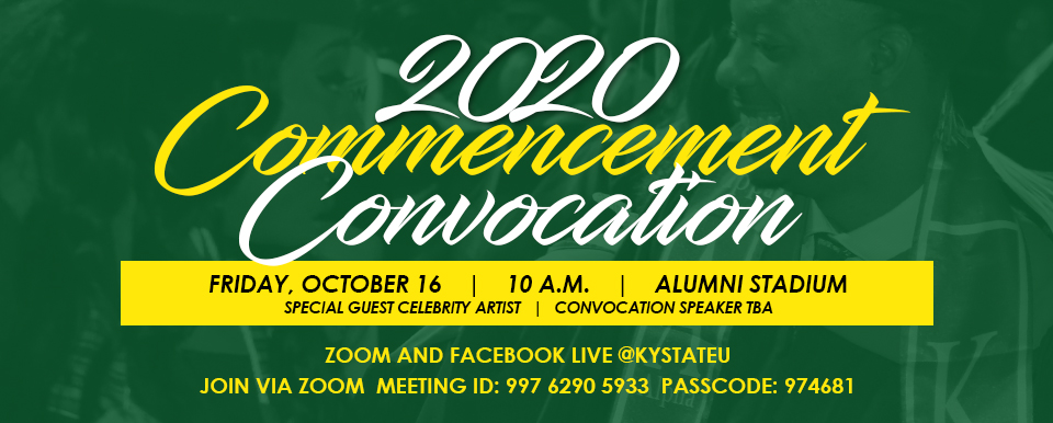 Commencement convocation graphic